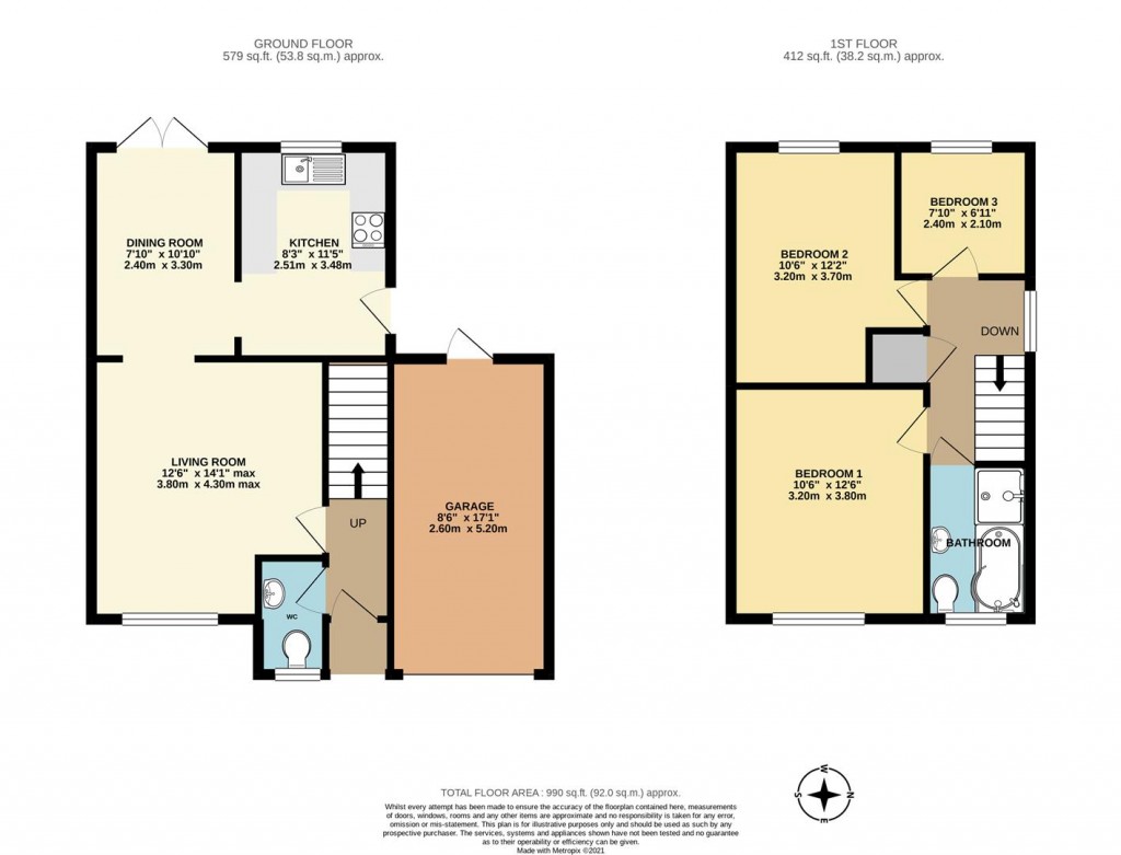 Floorplans For Fleet Way, Shalfleet