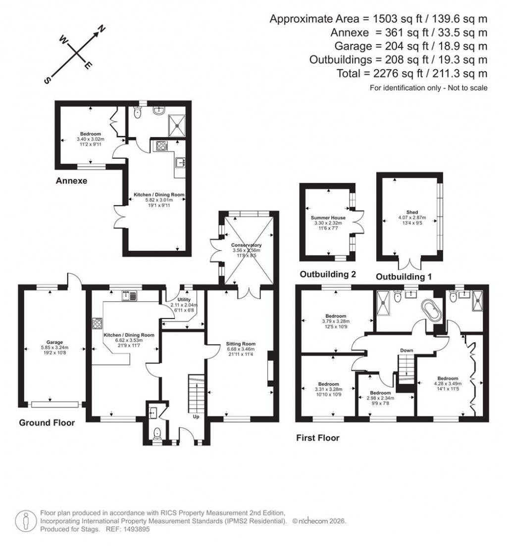 Floorplans For New Road, Tregony, Nr Truro, Cornwall