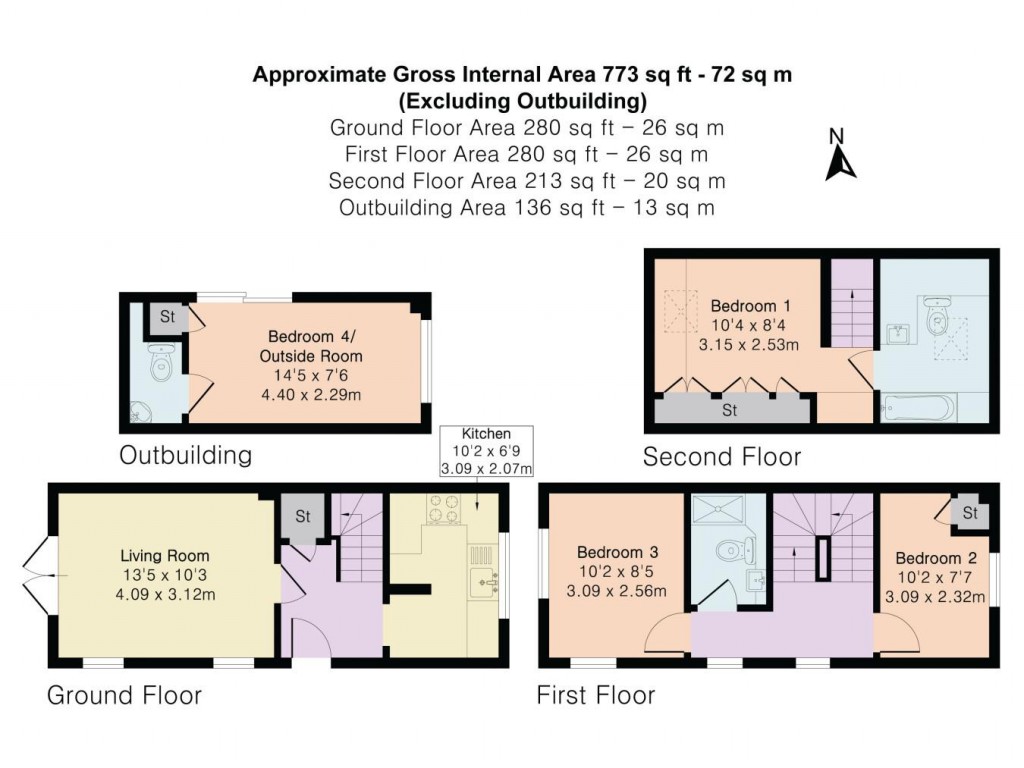 Floorplans For Saffron Park, Kingsbridge