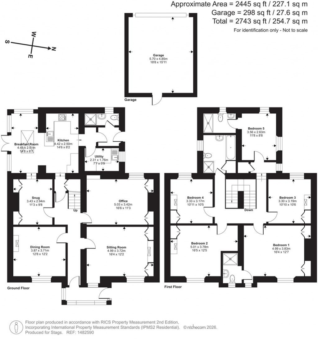 Floorplans For Powderham Road, Newton Abbot