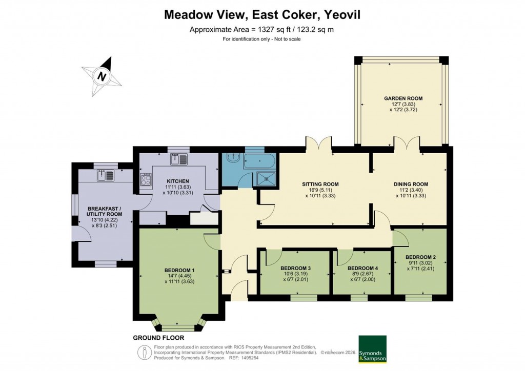 Floorplans For Meadow View, East Coker, Yeovil