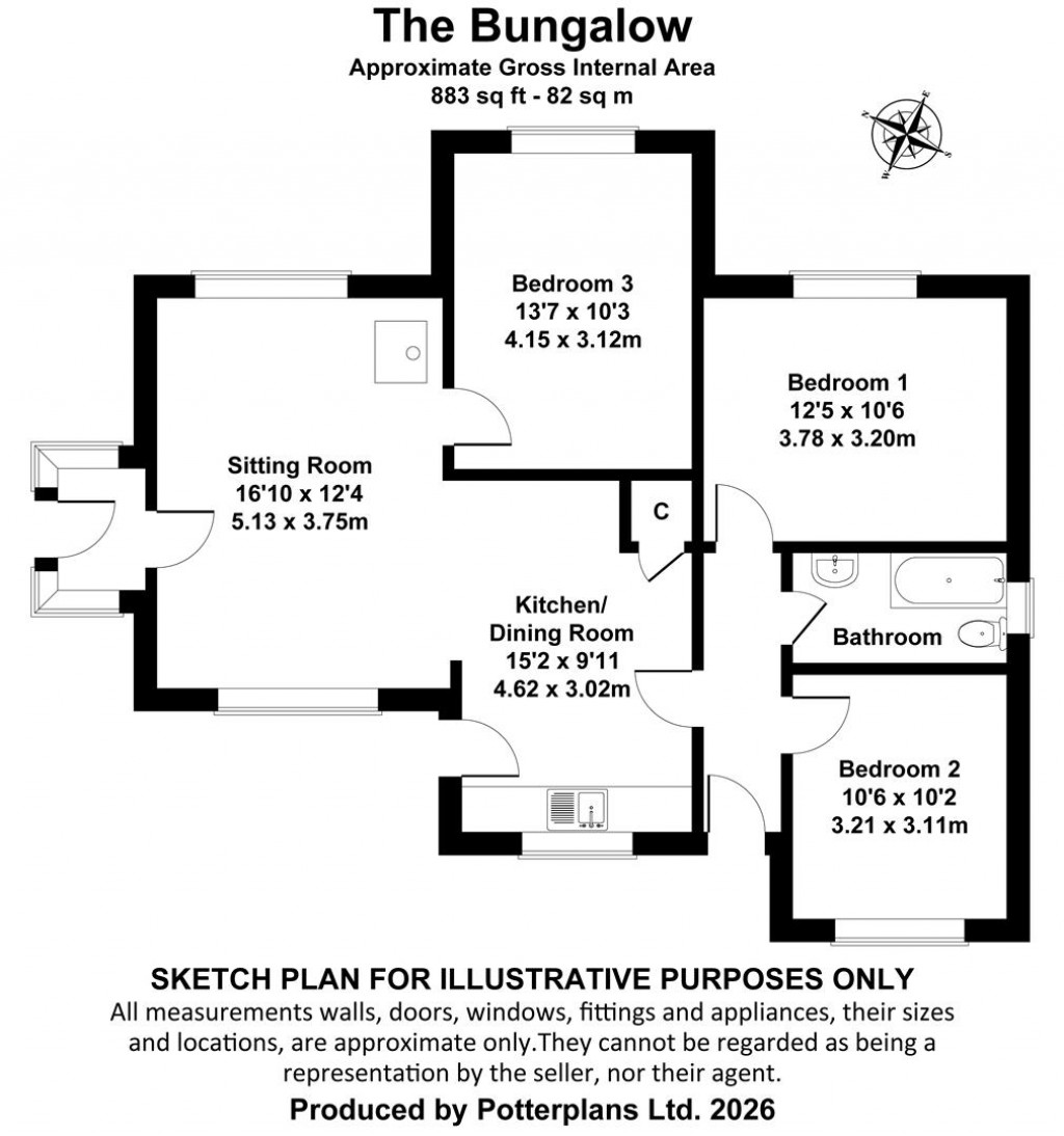 Floorplans For Brighstone, Isle of Wight
