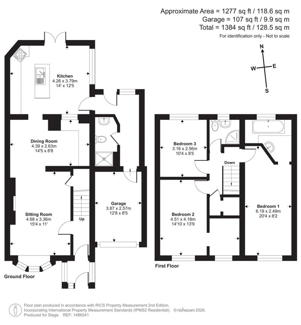 Floorplans For Market Close, Bampton, Tiverton