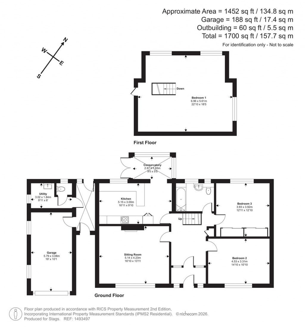 Floorplans For Yallands Hill, Monkton Heathfield, Taunton