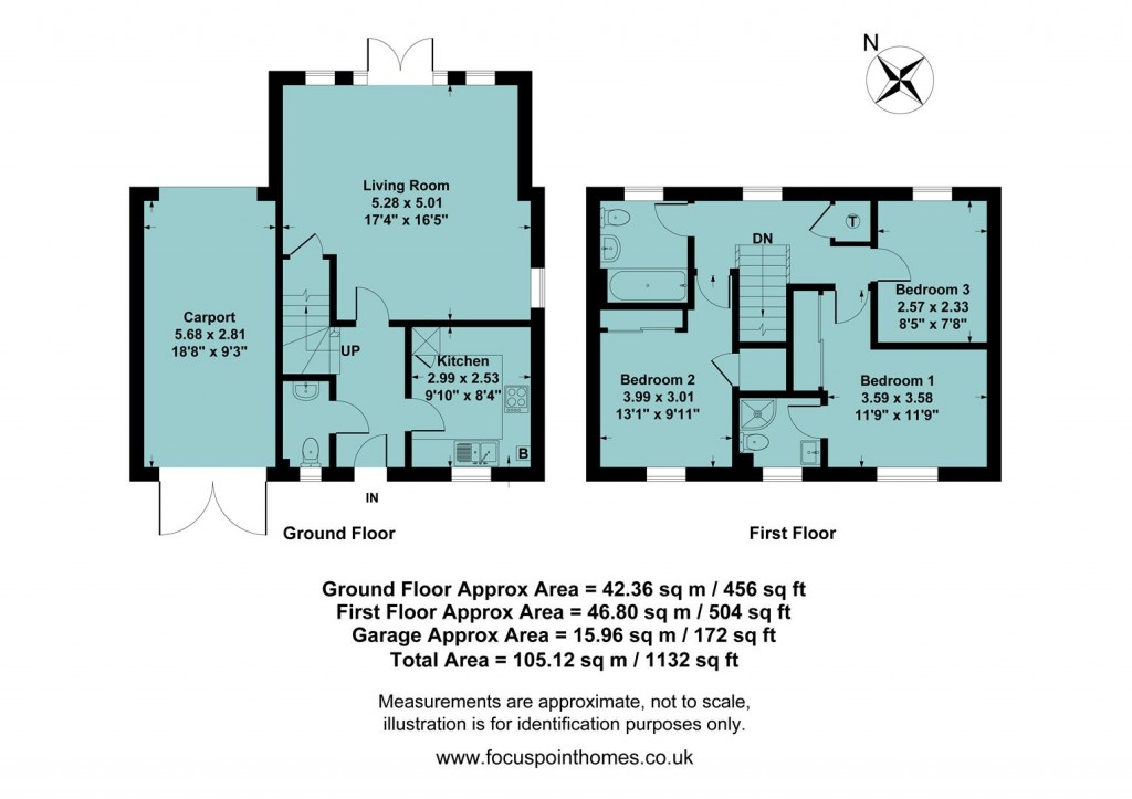 Floorplans For Aldous Drive, Bloxham