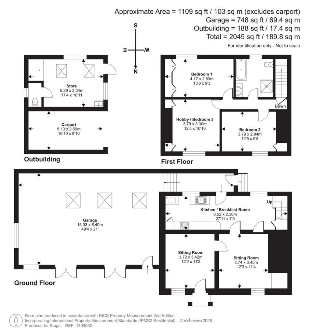 Floorplans For Withypool, Dulverton