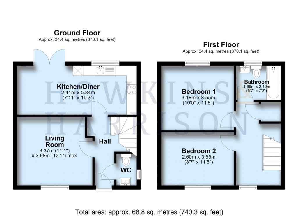 Floorplans For The Hedgerows, Nuneaton, CV10