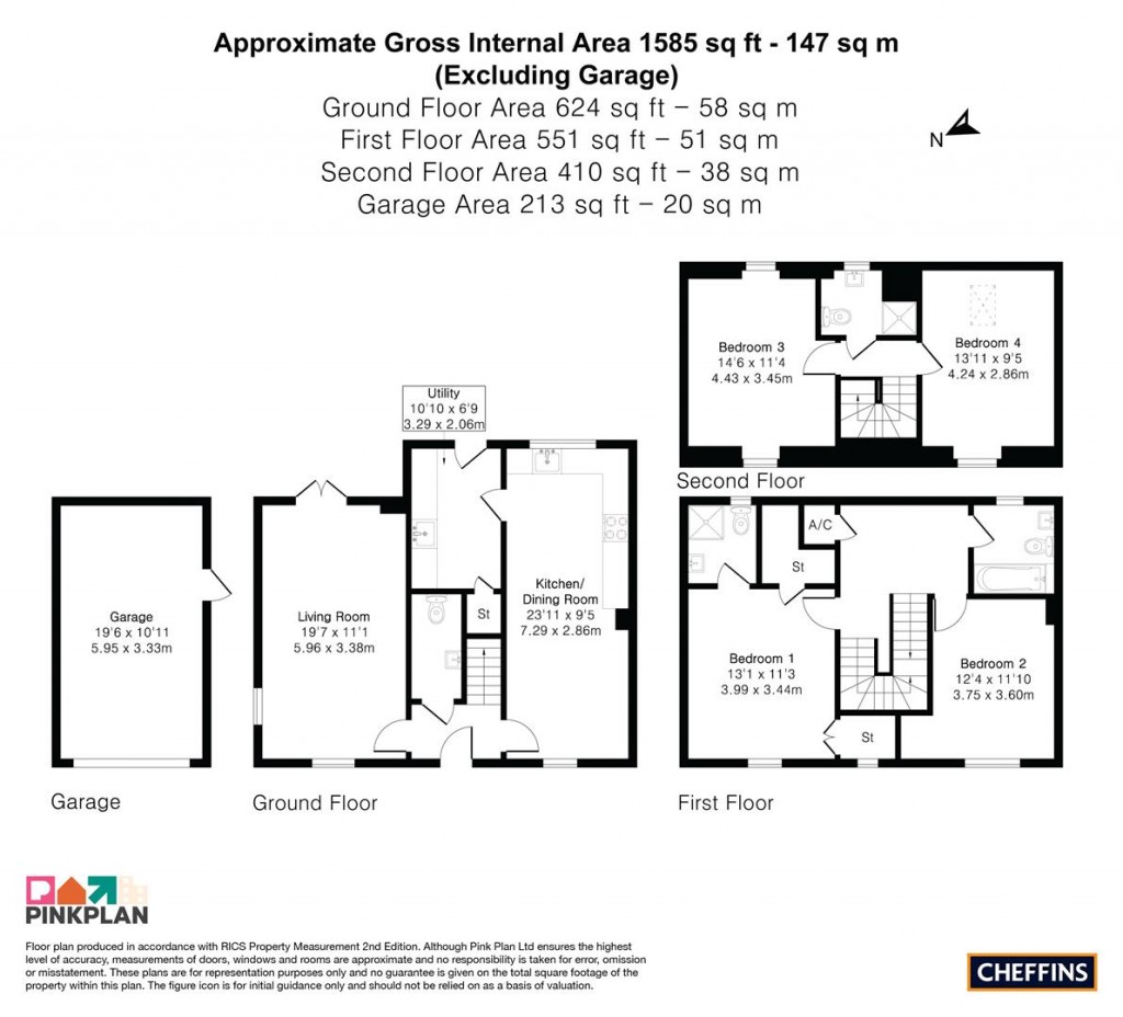 Floorplans For Rosehip Chase, Ely