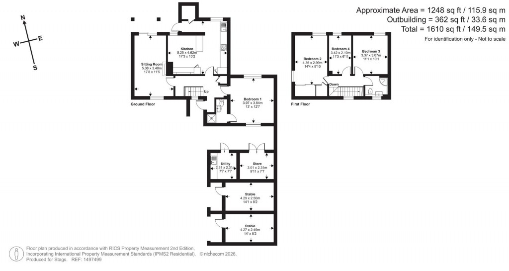 Floorplans For Exford, Minehead