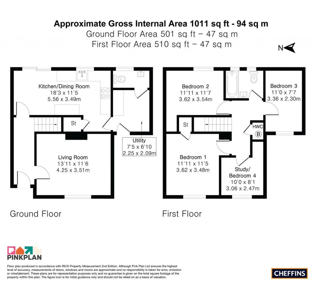 Floorplans For Castle Avenue, Haverhill