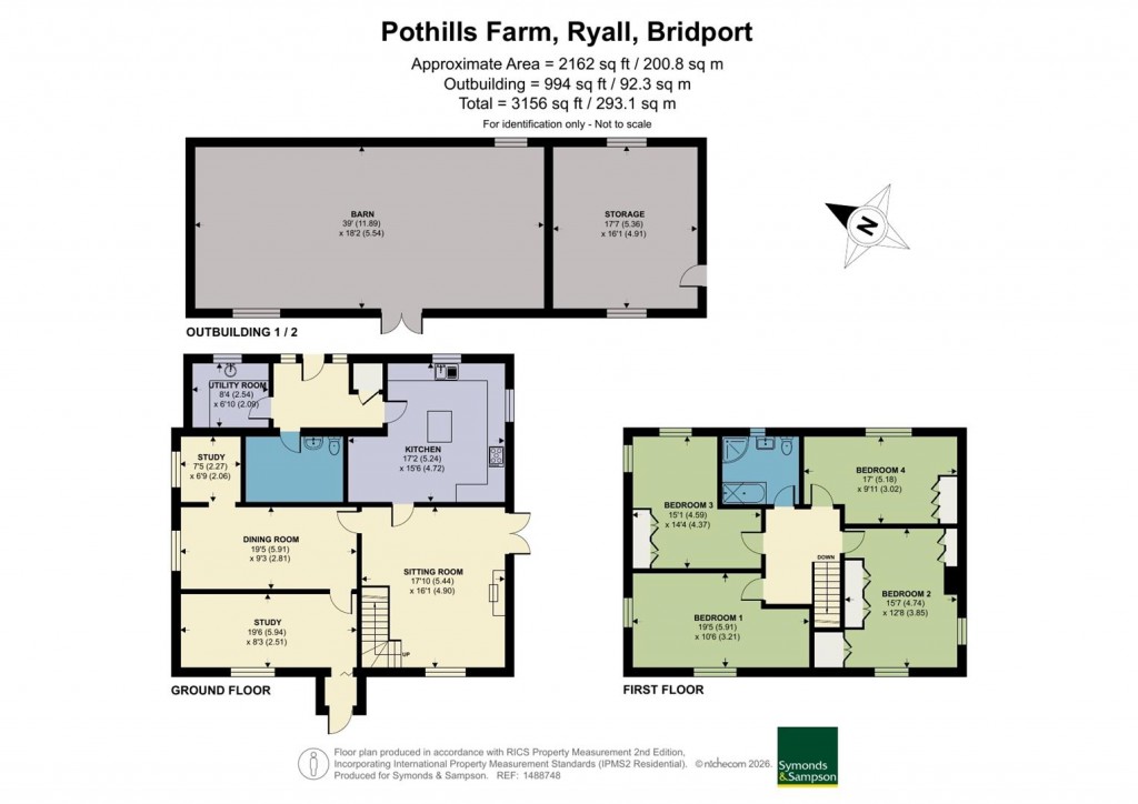 Floorplans For Ryall, Bridport