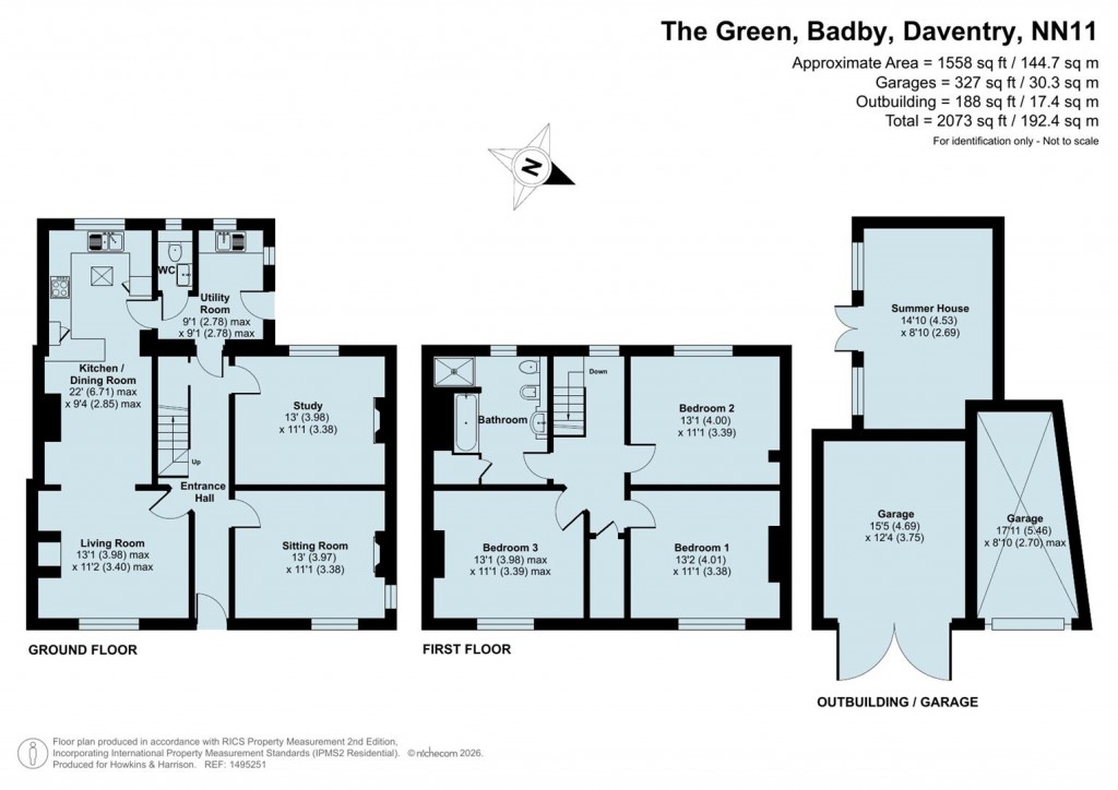 Floorplans For The Green, Badby, Daventry, NN11
