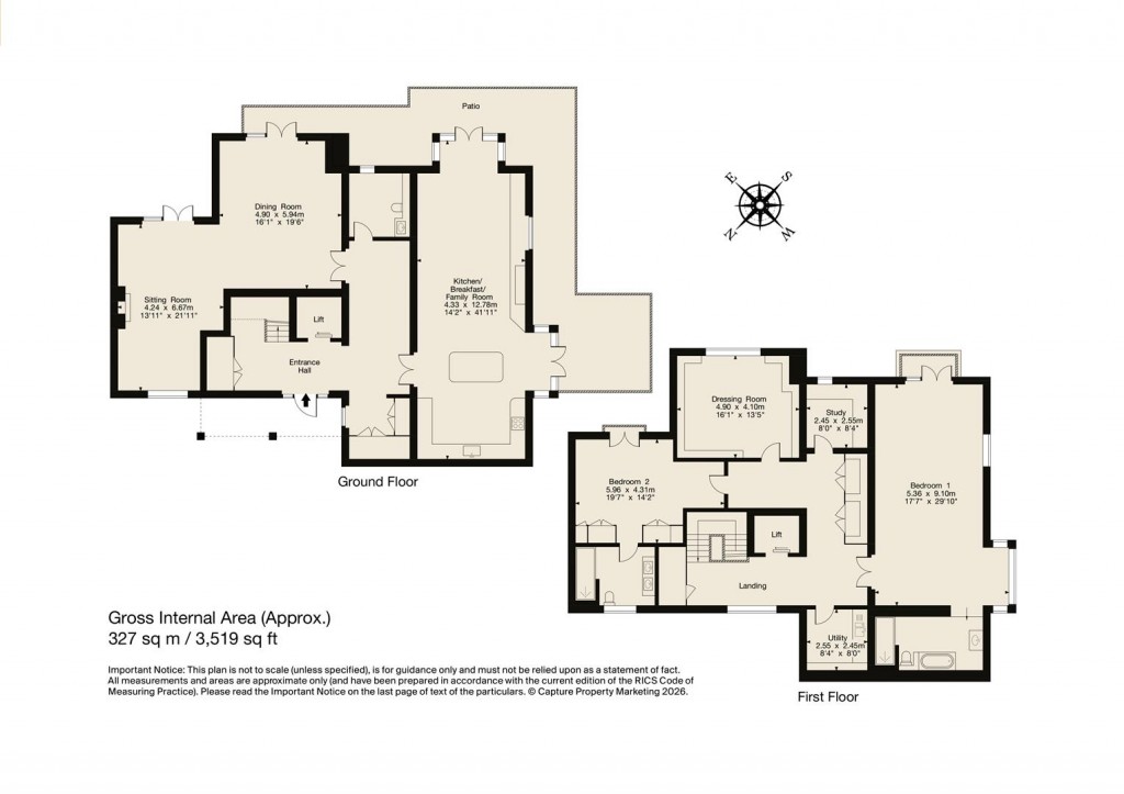 Floorplans For Lime Crescent, Siddington Park