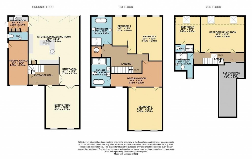 Floorplans For Brinkley Road, Six Mile Bottom