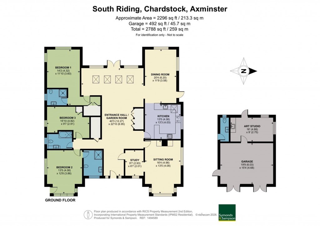 Floorplans For Holy City, Chardstock, Axminster