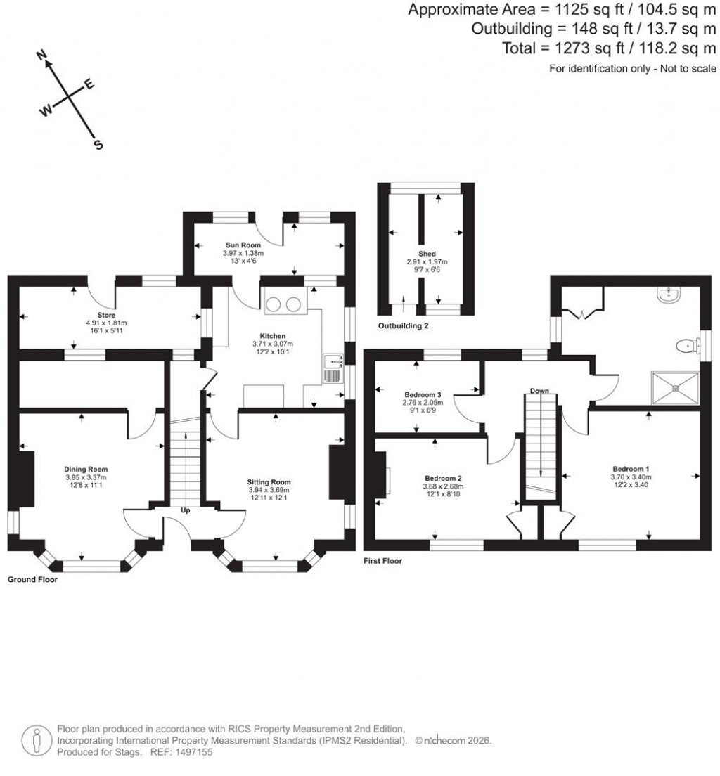 Floorplans For Millham Lane, Dulverton