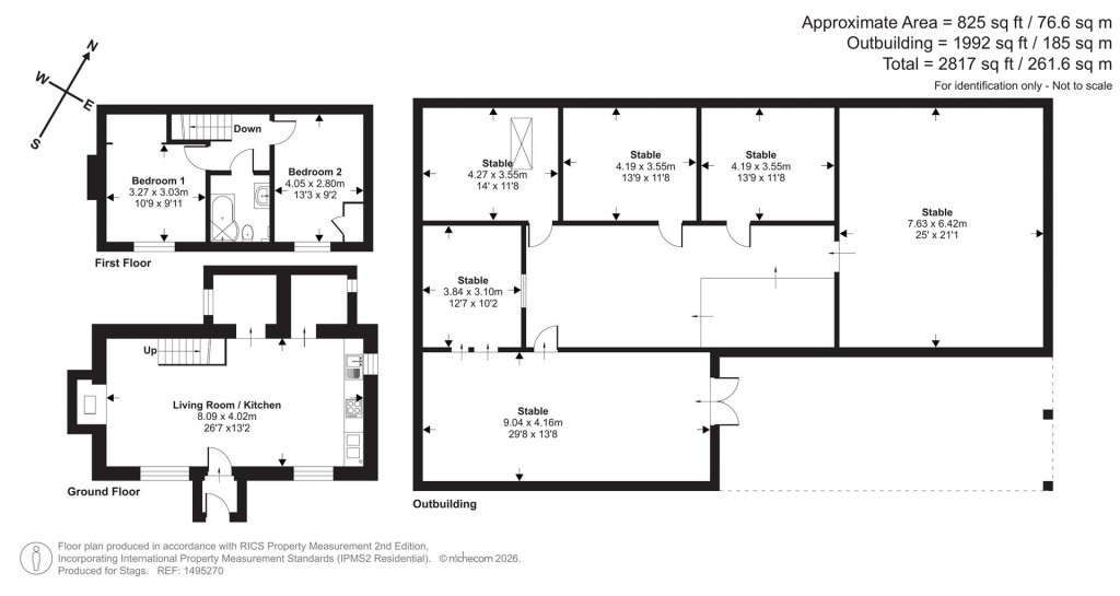 Floorplans For Timberscombe, Minehead
