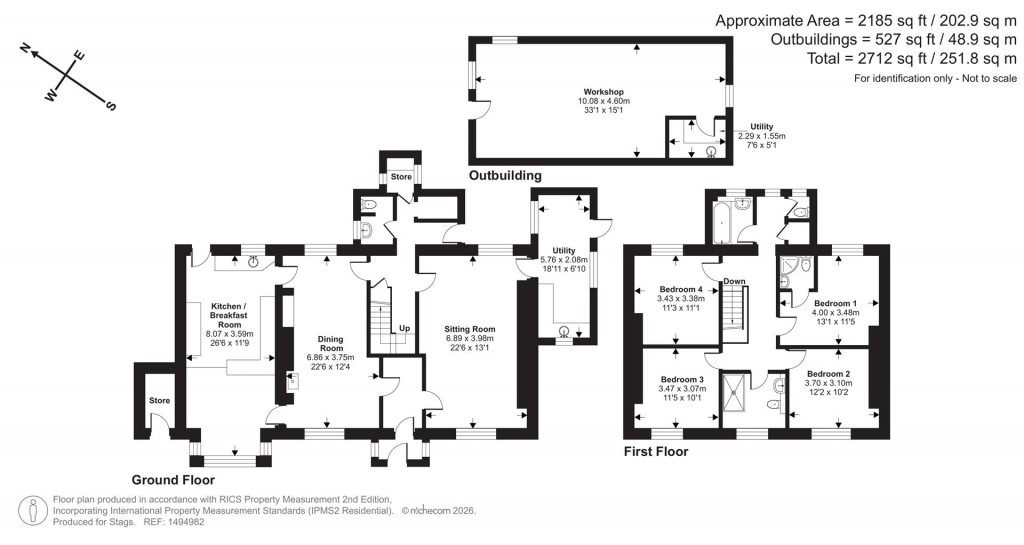 Floorplans For Heathfield, near Tavistock