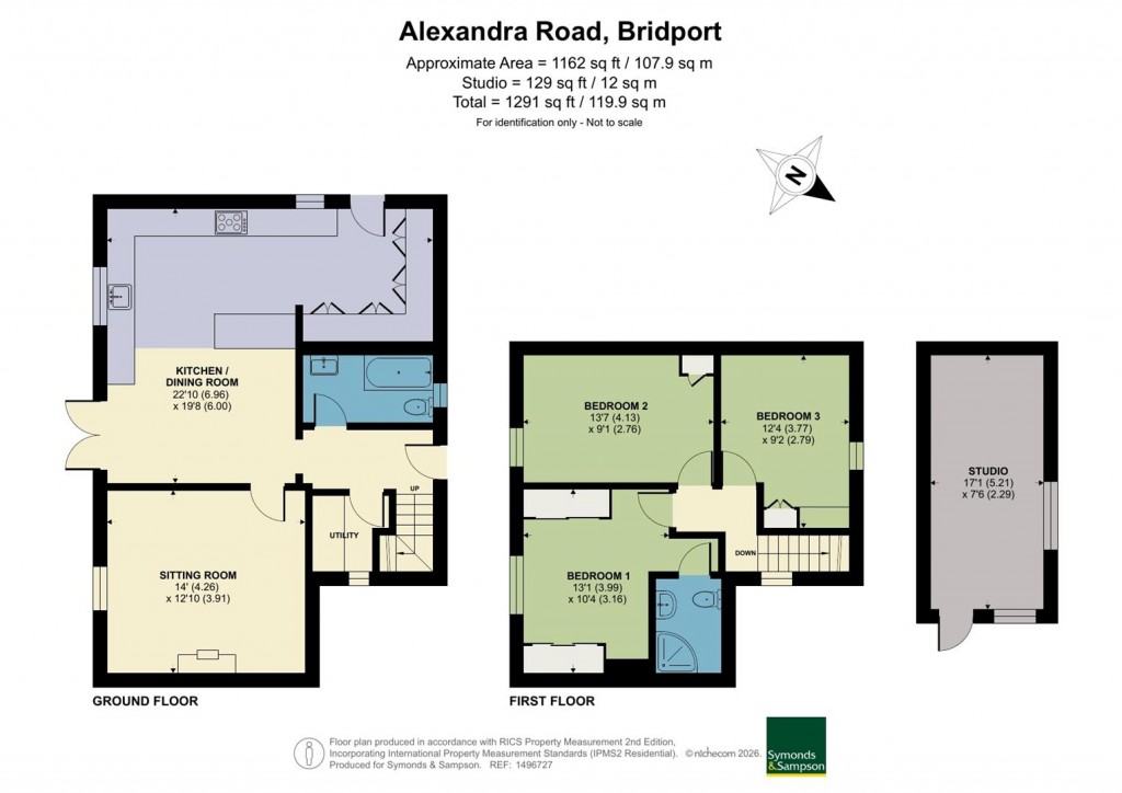 Floorplans For Alexandra Road, Bridport
