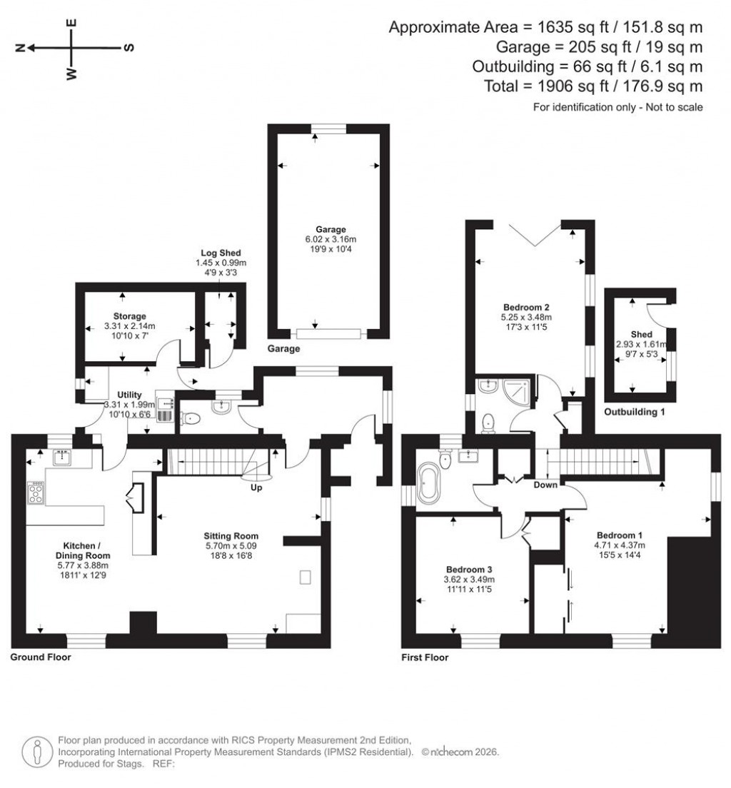 Floorplans For Bickleigh, Tiverton