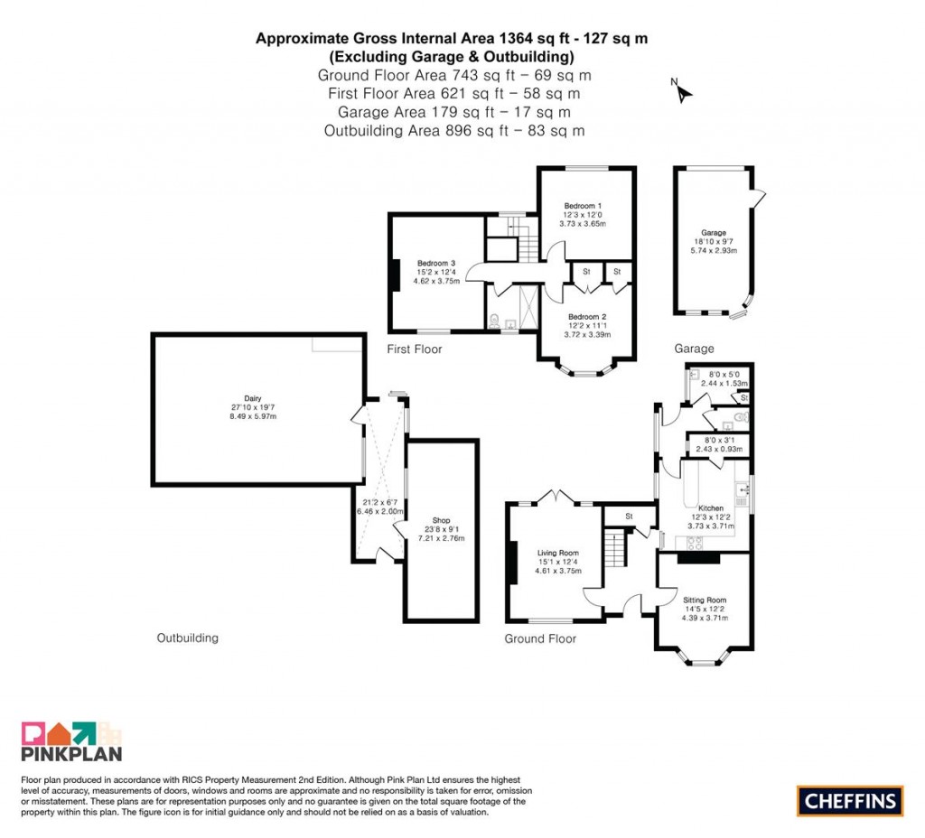 Floorplans For Rosemary Road, Waterbeach, Cambridge