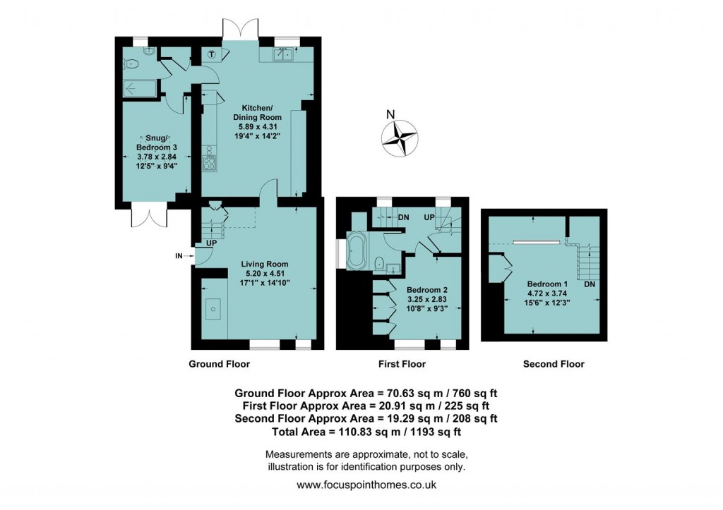Floorplans For Creampot Lane, Cropredy