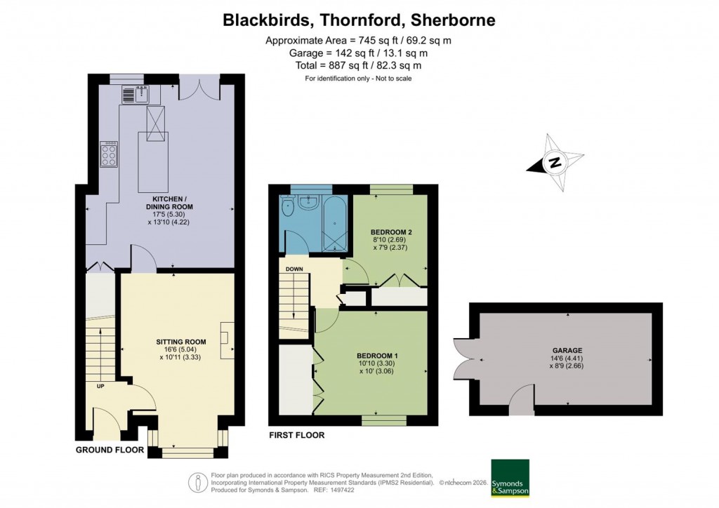 Floorplans For Blackbirds, Thornford, Sherborne