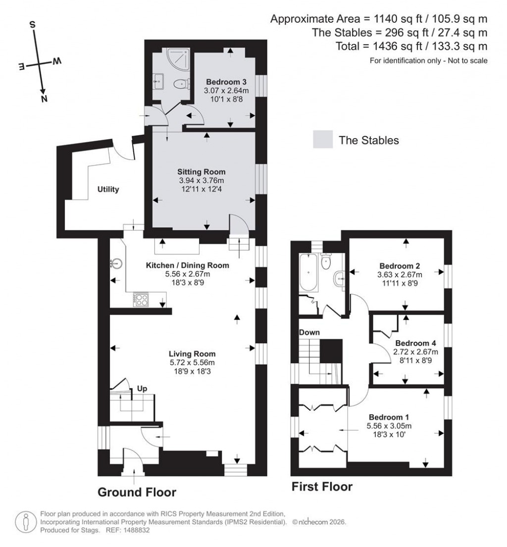 Floorplans For Georgeham, Braunton