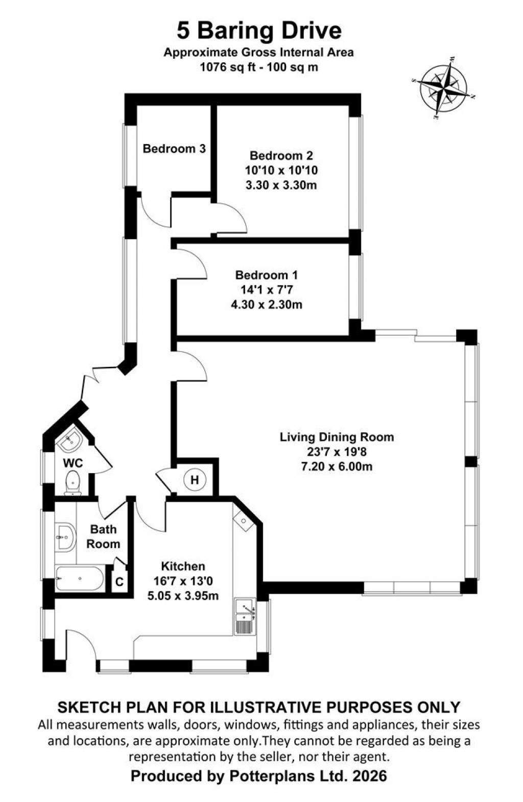 Floorplans For Cowes, Isle of Wight