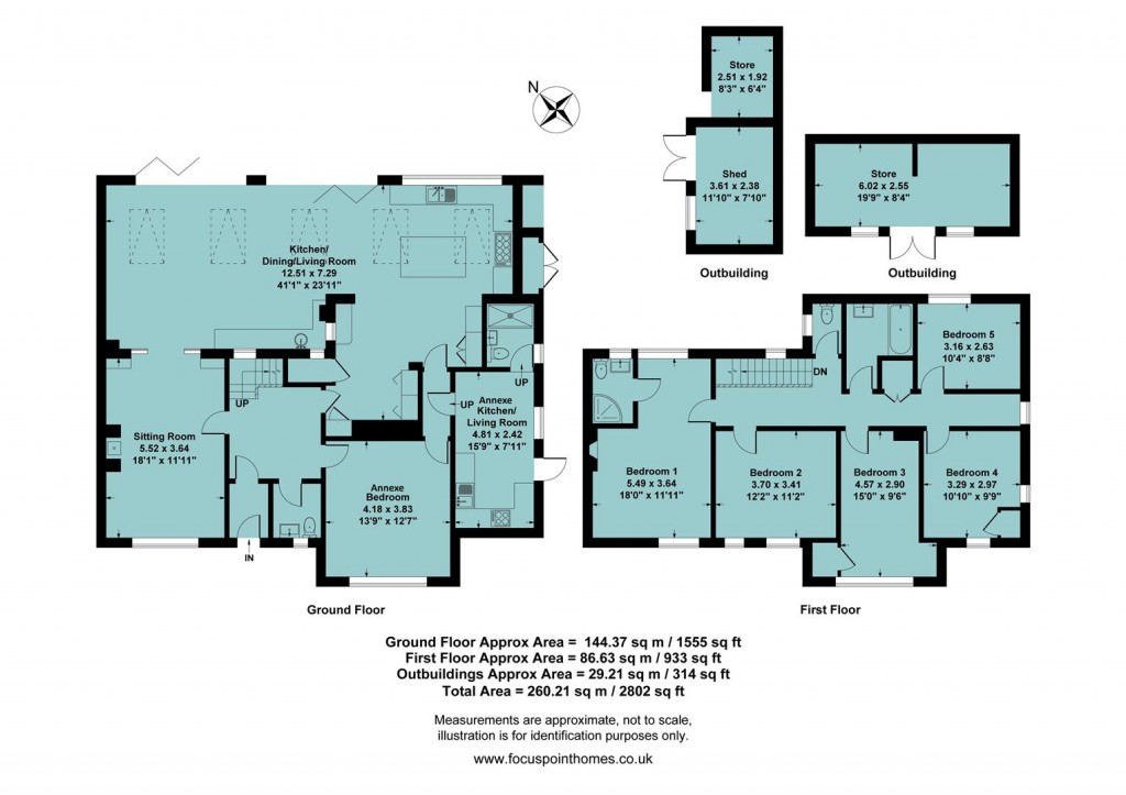 Floorplans For Bloxham Road, Banbury - Self-contained annexe