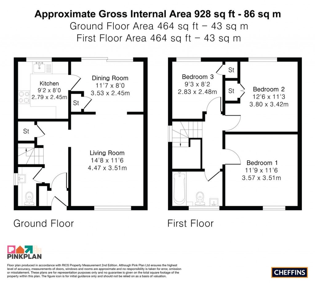 Floorplans For Linton Place, Haverhill