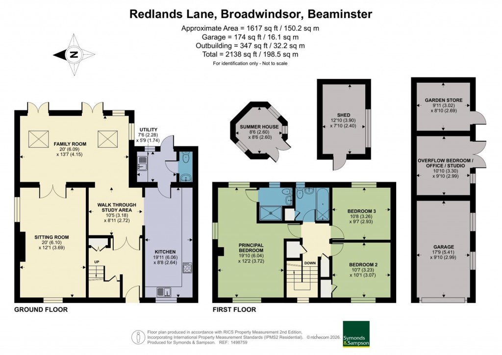 Floorplans For Redlands Lane, Broadwindsor, Beaminster