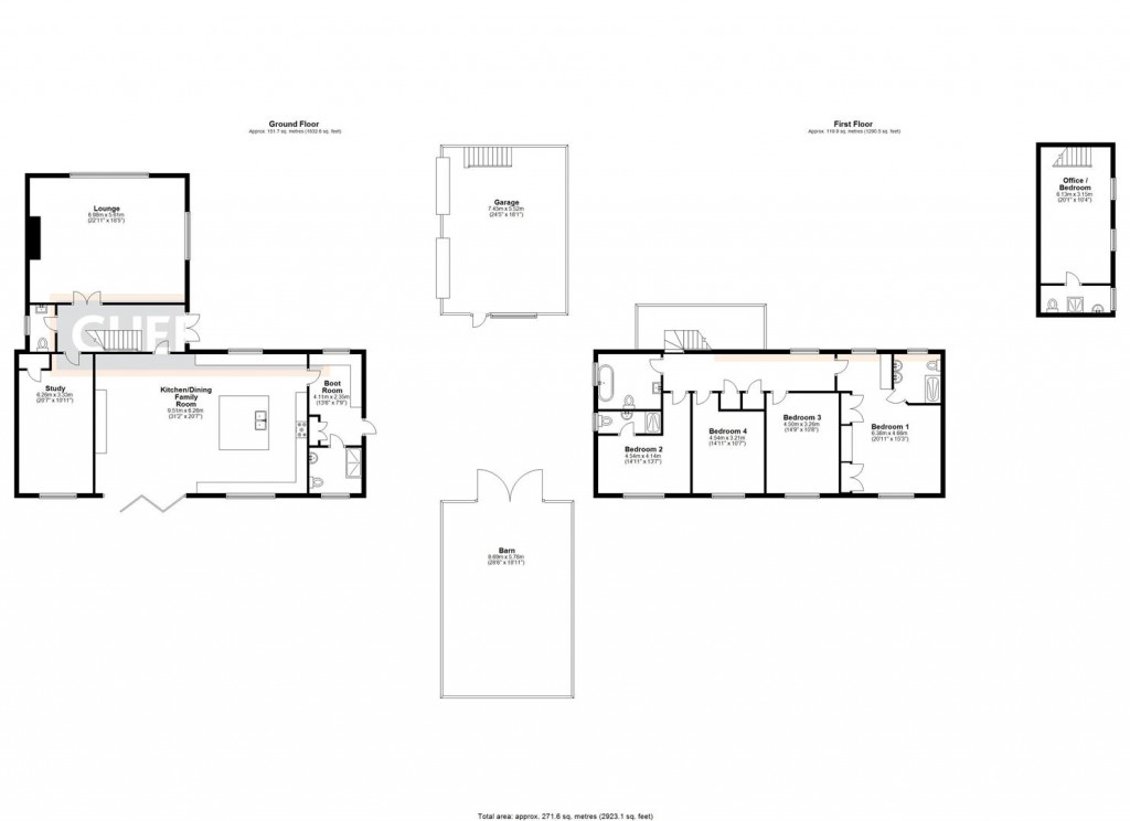 Floorplans For Hasse Road, Soham, Ely