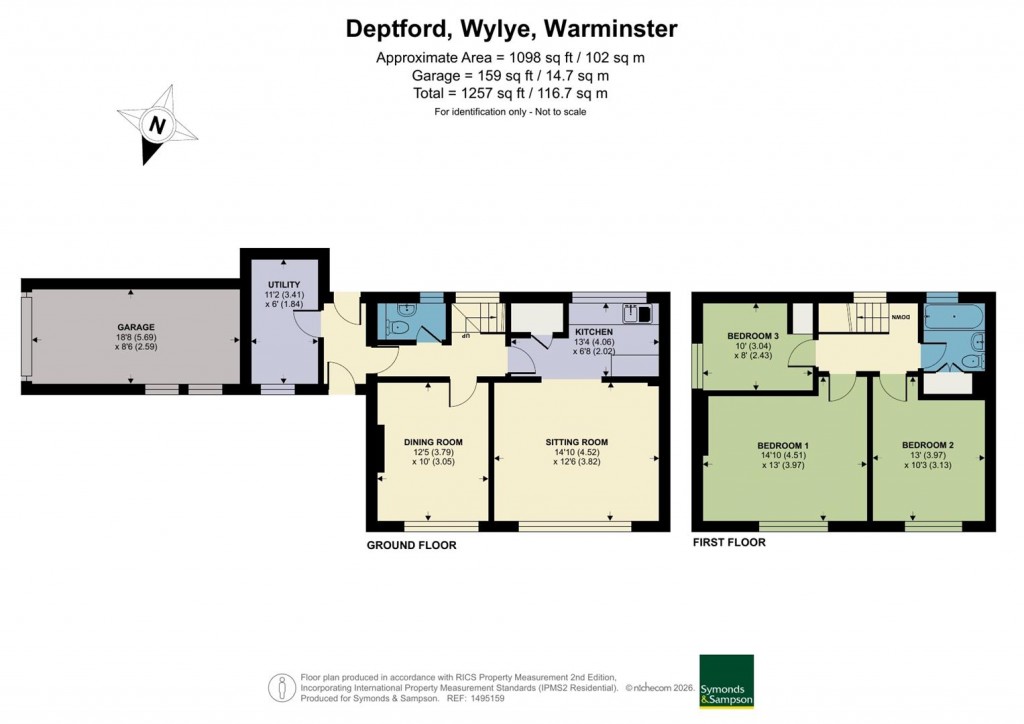 Floorplans For Deptford Farm, Wylye, Wiltshire
