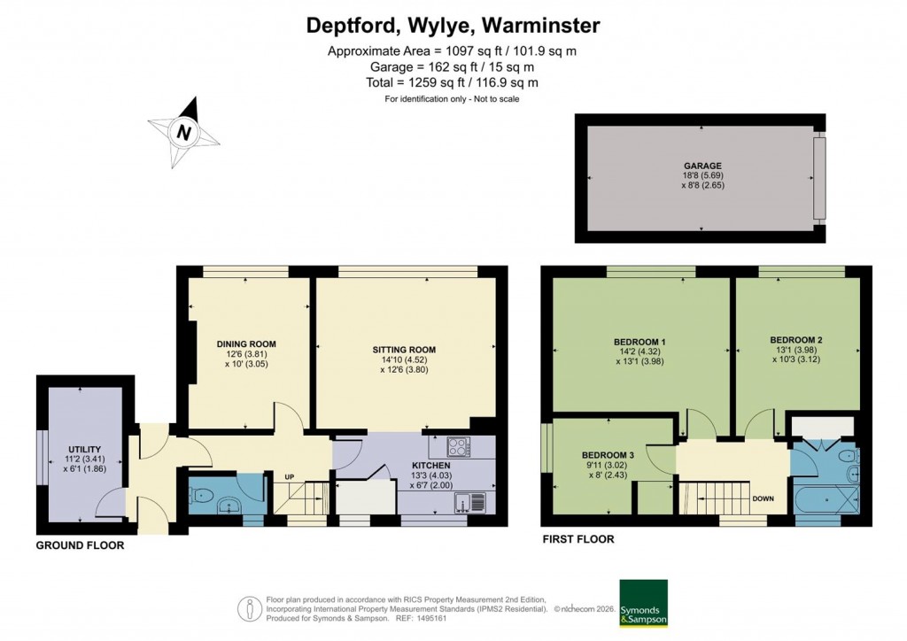 Floorplans For Deptford Farm, Wylye, Wiltshire