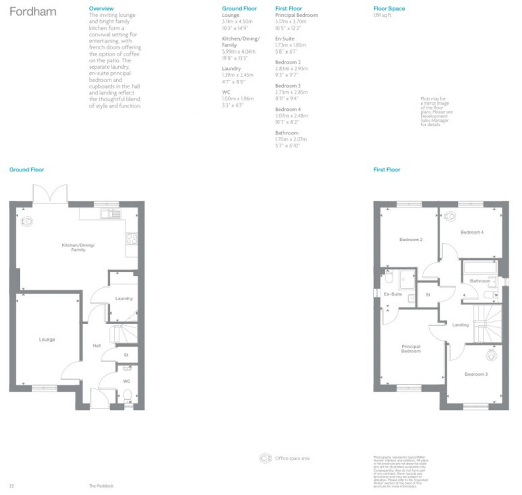Floorplans For Fontwell Avenue, Eastergate, PO20