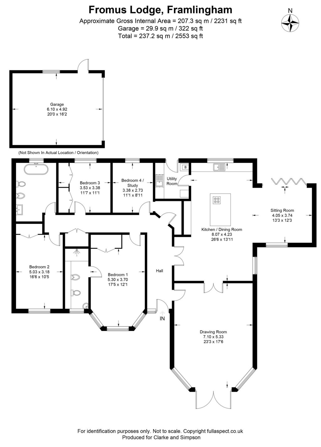 Floorplans For Framlingham, Suffolk