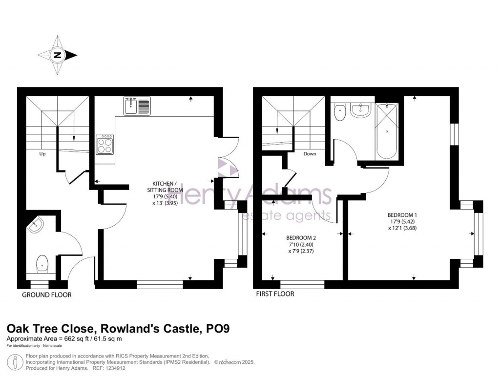 Floorplans For Oak Tree Close, Rowland's Castle, PO9