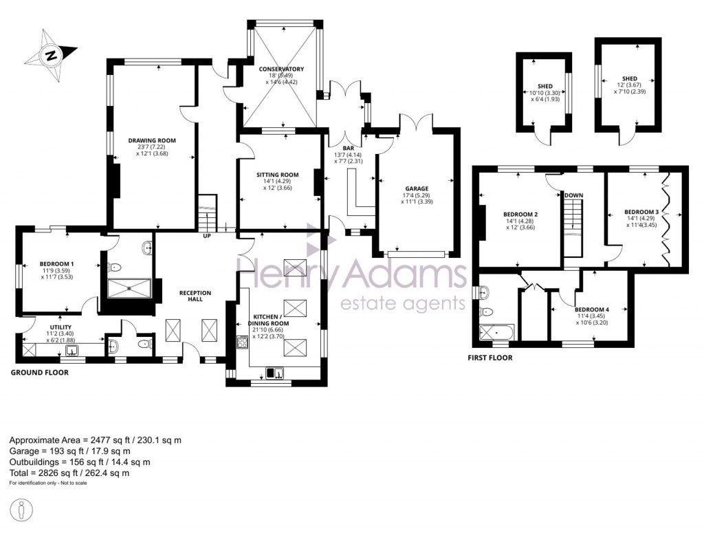Floorplans For Hambrook Hill South, Hambrook, PO18