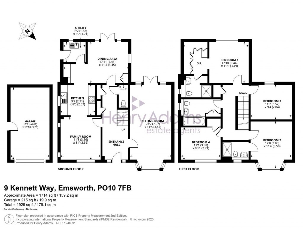 Floorplans For Kennett Way, Emsworth, PO10