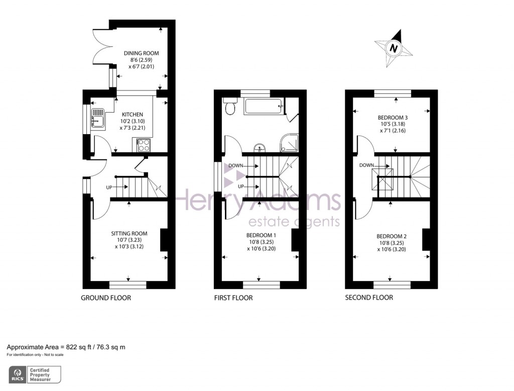 Floorplans For Queen Street, Emsworth, PO10