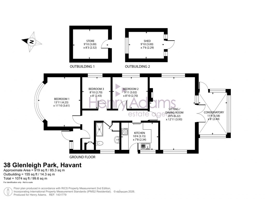 Floorplans For Glenleigh Park, Havant, PO9