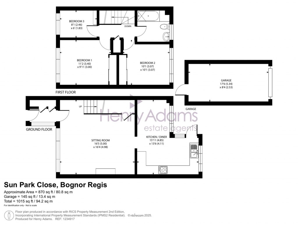 Floorplans For Sun Park Close, Bersted, PO21