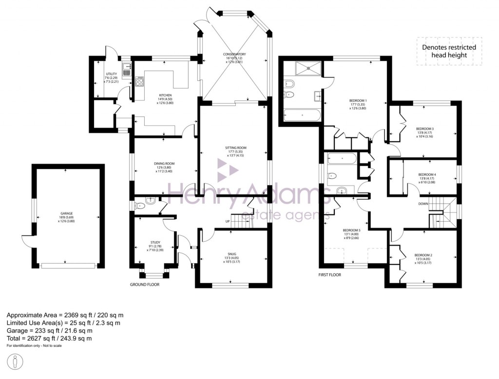Floorplans For Kidmore Lane, Denmead, PO7