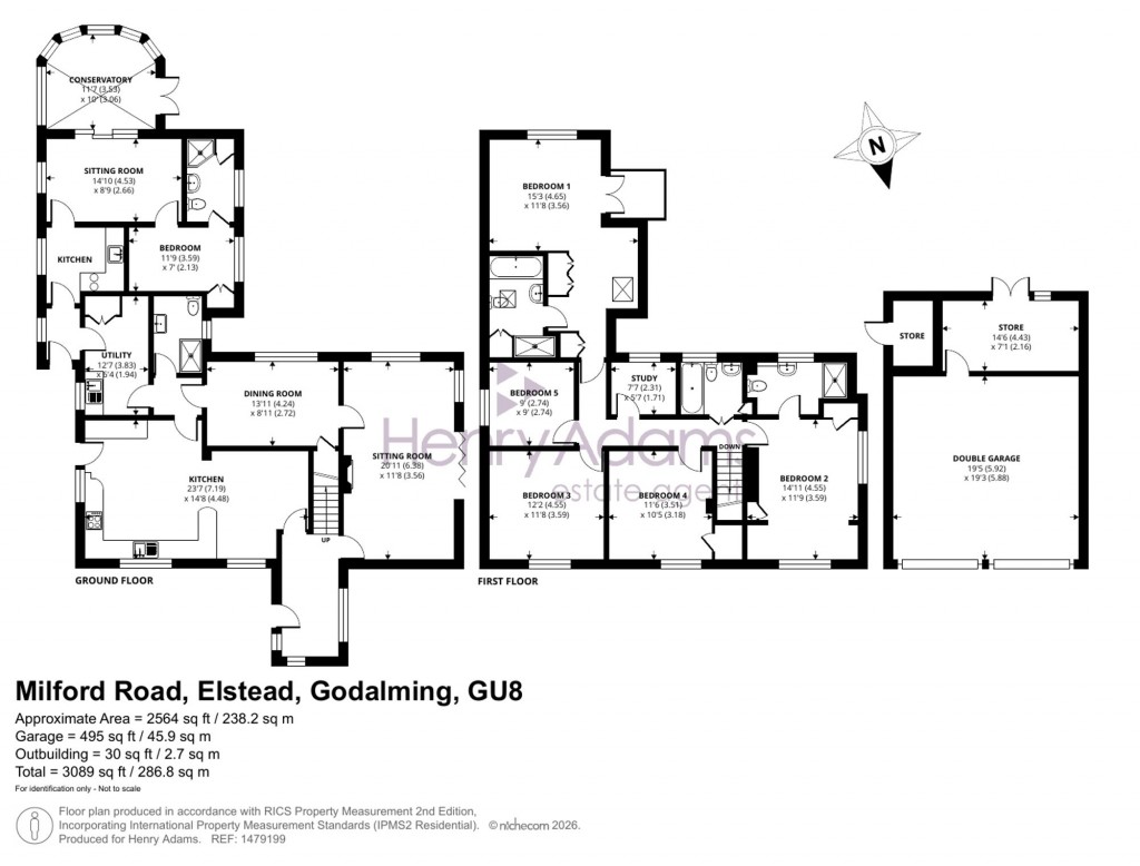 Floorplans For Milford Road, Elstead, GU8