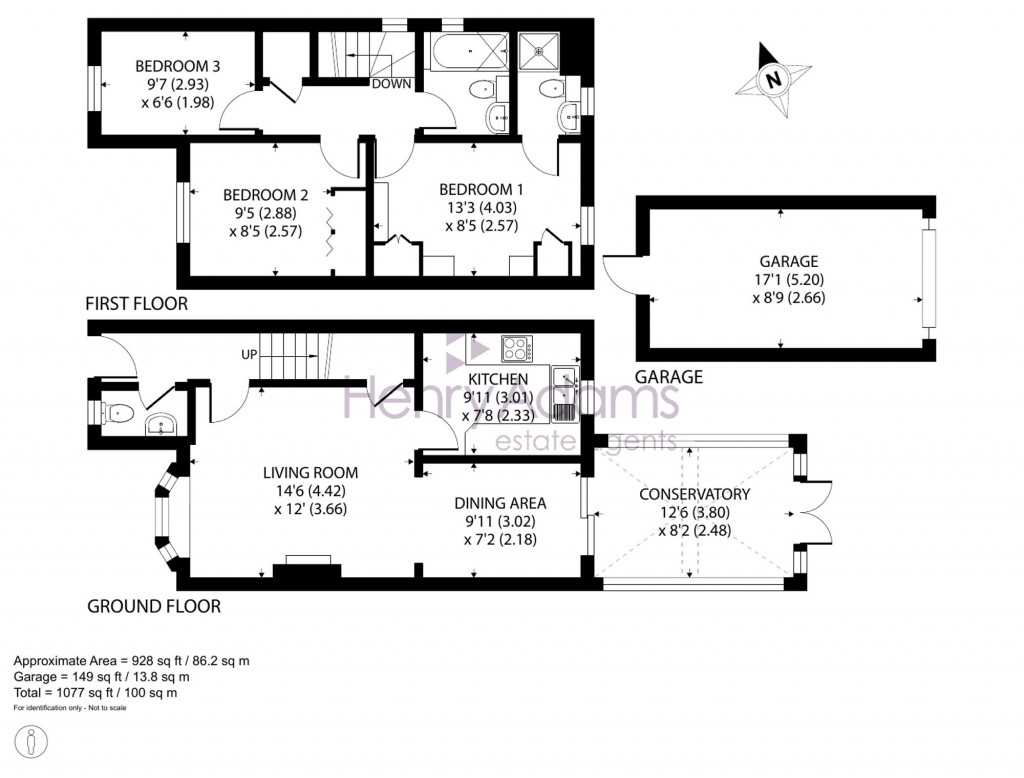 Floorplans For Pacific Way, Selsey, PO20