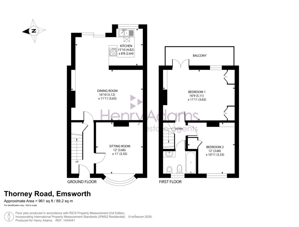 Floorplans For Thorney Road, Emsworth, PO10
