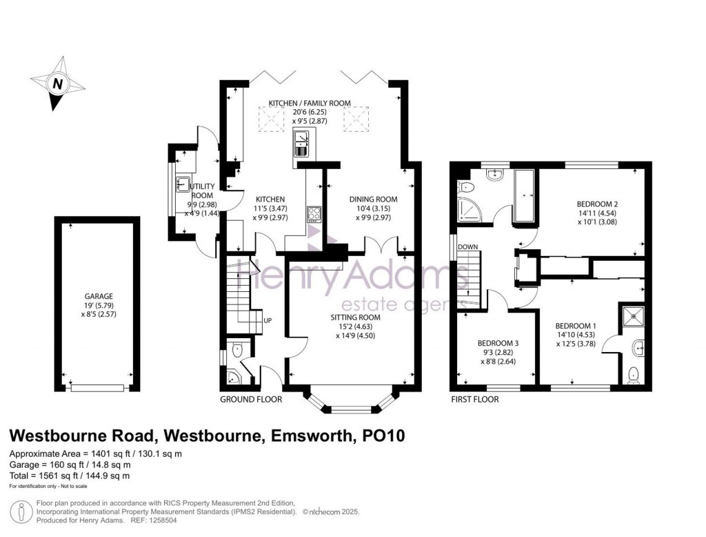 Floorplans For Westbourne Road, Westbourne, PO10