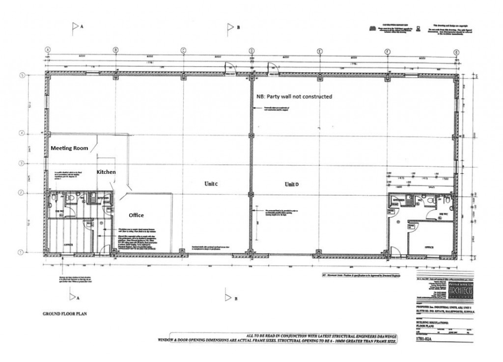 Floorplans For Blyth Road Industrial Estate, Halesworth, Suffolk