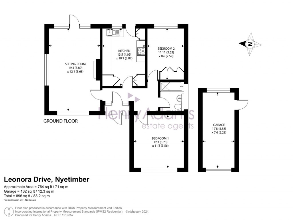 Floorplans For Leonora Drive, Nyetimber, PO21